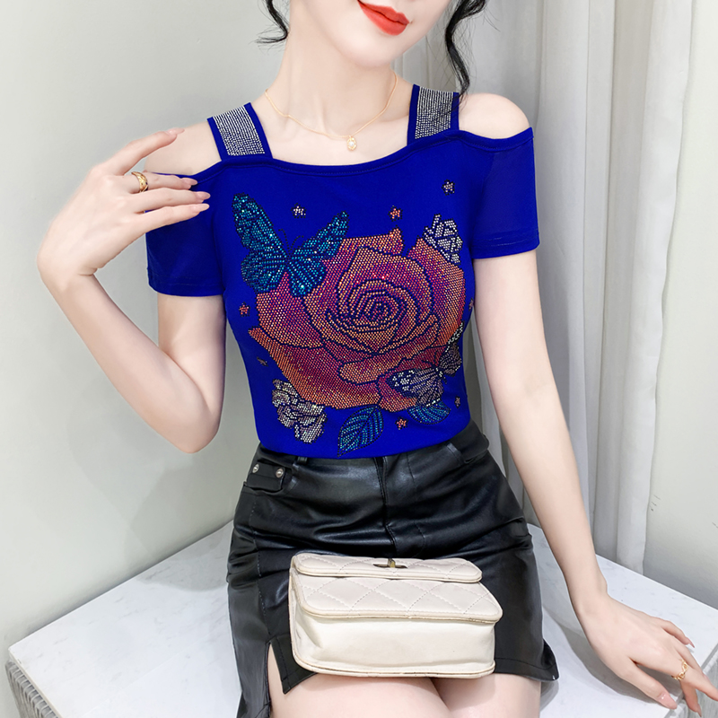 Streetwear Brand With Flowers - Newest European Clothes Women's T-Shirts Brand