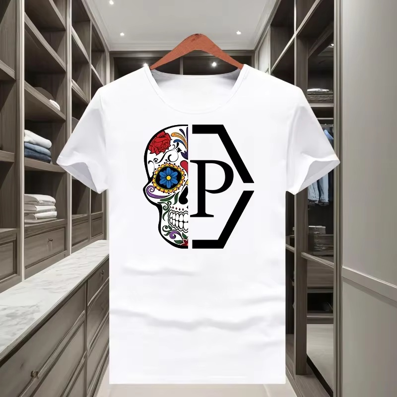 Streetwear Brand With Flowers - Art Classic Trendy Brand Half Skull