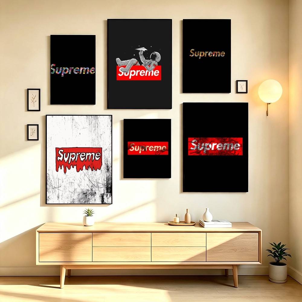 Supreme Brand Streetwear - S-Supreme Streetwear Brand Poster Waterproof Wall