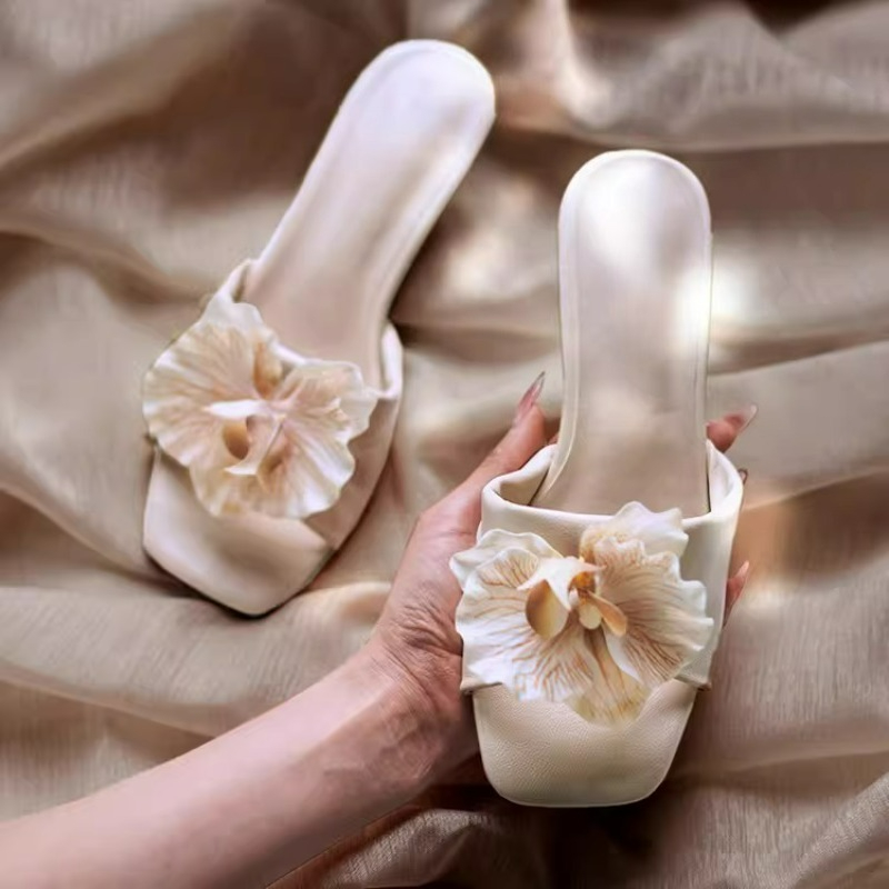 Streetwear Brand With Flowers - Brand Women Sandals 2026 Summer New