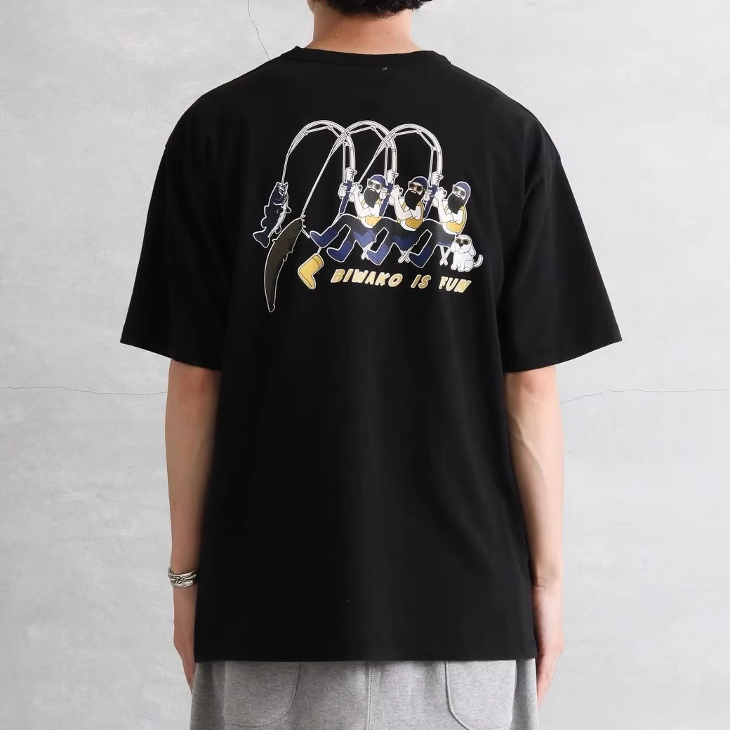 Japanese Brand Streetwear Vintage - Japanese Trendy Brand Casual Fishing Graphic