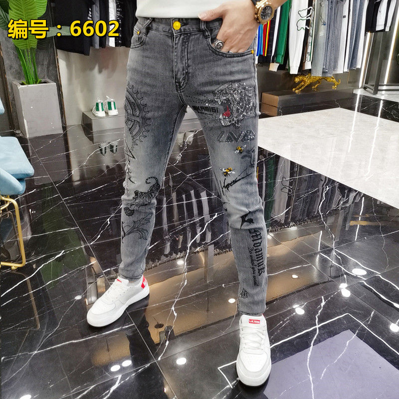 Harajuku Fashion Streetwear Je - Streetwear Brand Jeans 评论和价格