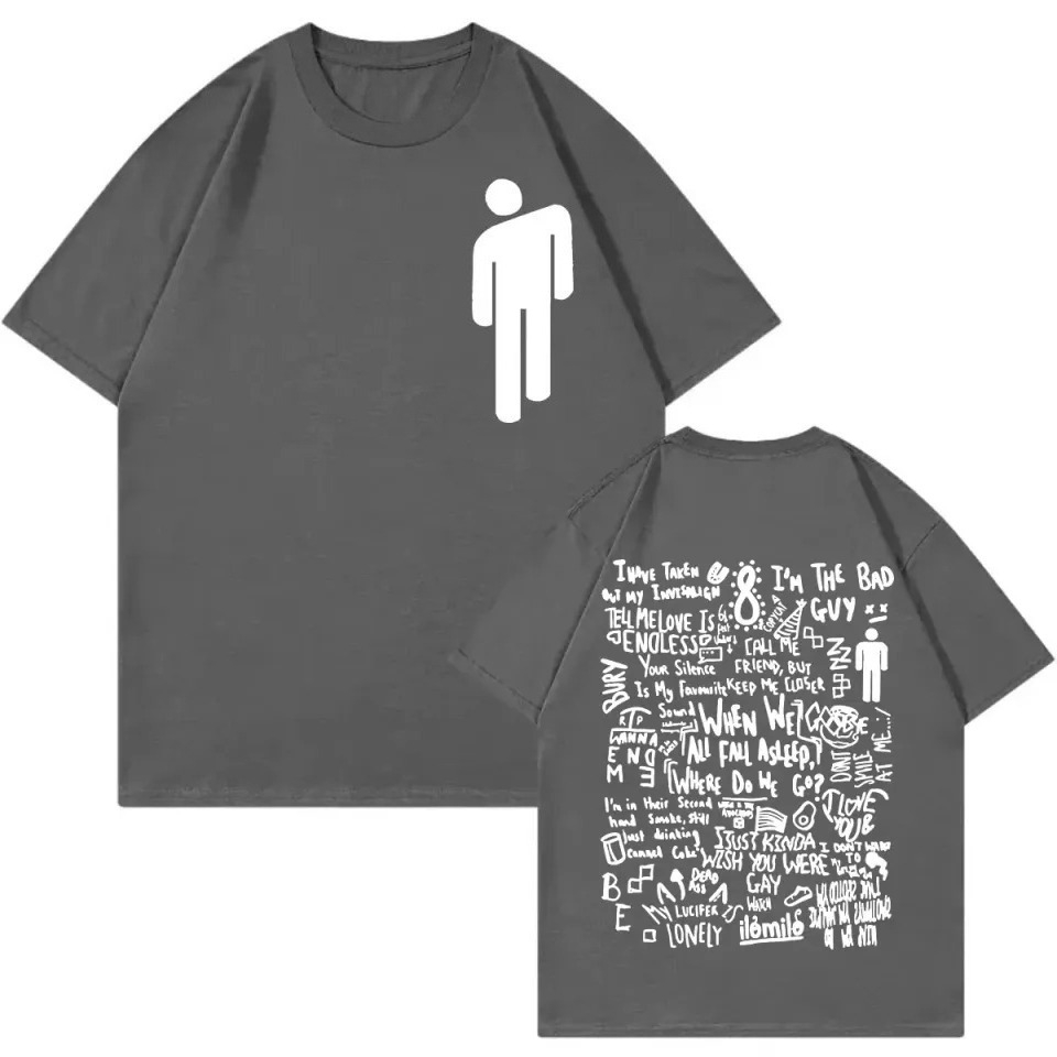 Crew Neck T - Shirt with Billi - Streetwear Brand Accessories 评论和价格