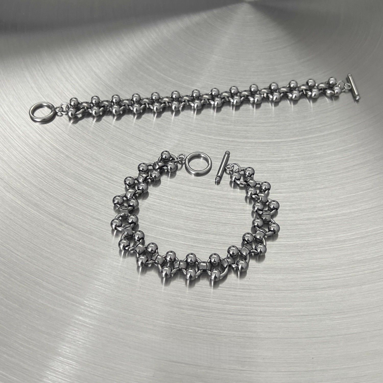 Heavy Punk Hollow Steel Bead B - Streetwear Brand Niche 评论和价格