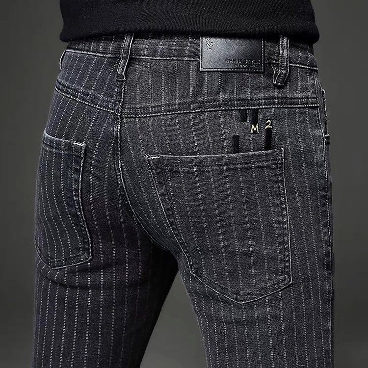 Striped Jeans 2025 Men's Trend - Streetwear Brand Jeans 评论和价格