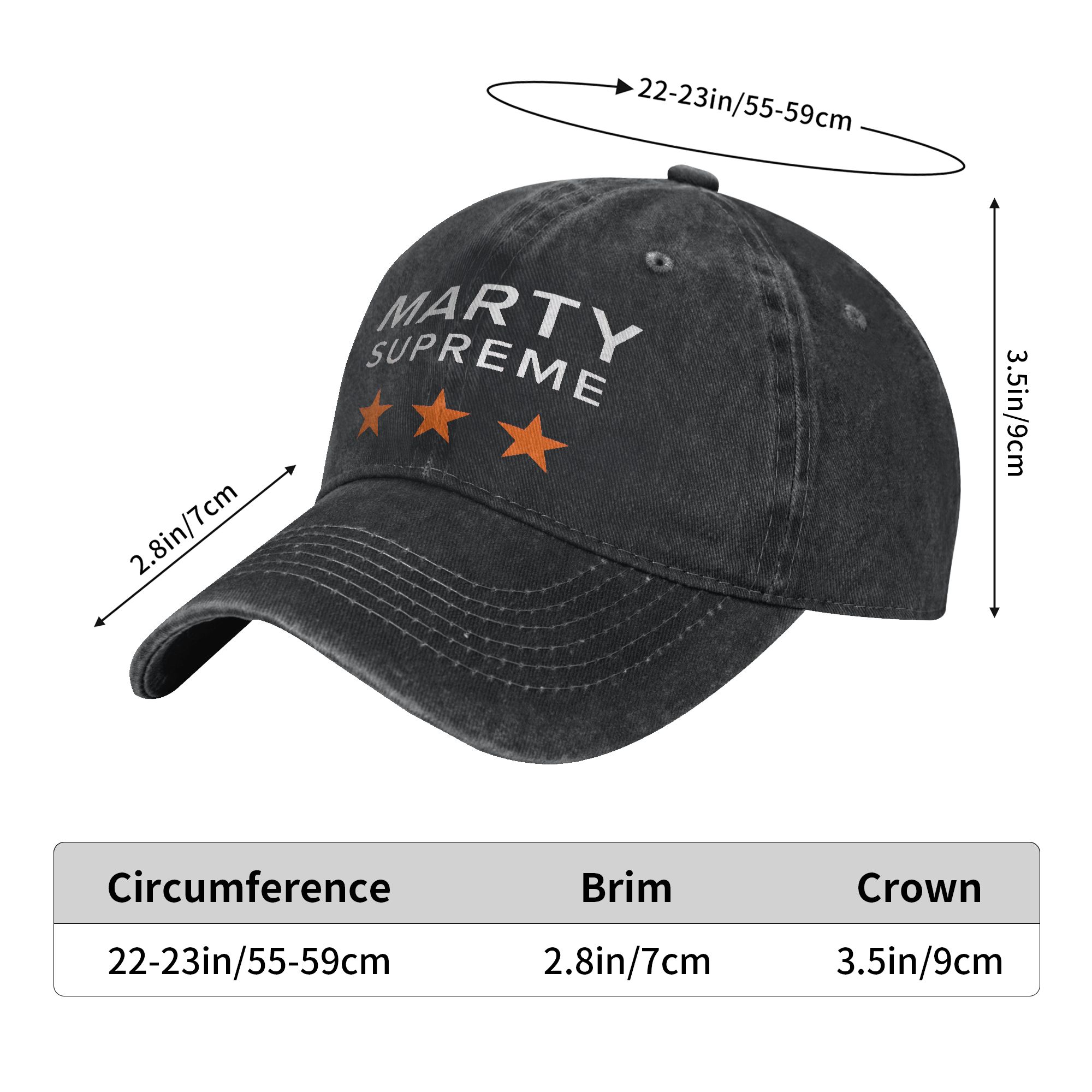 Marty Supreme Movie Print Cap  - Supreme Brand Streetwear 评论和价格