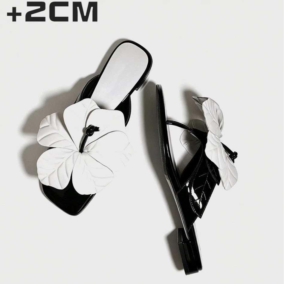 Brand Shoes Female  Summer New - Streetwear Brand With Flowers 评论和价格