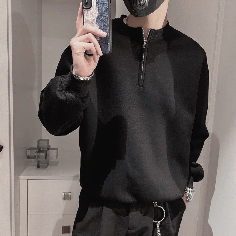 Men's Spring Autumn Stand Coll - Streetwear Brand Niche 评论和价格