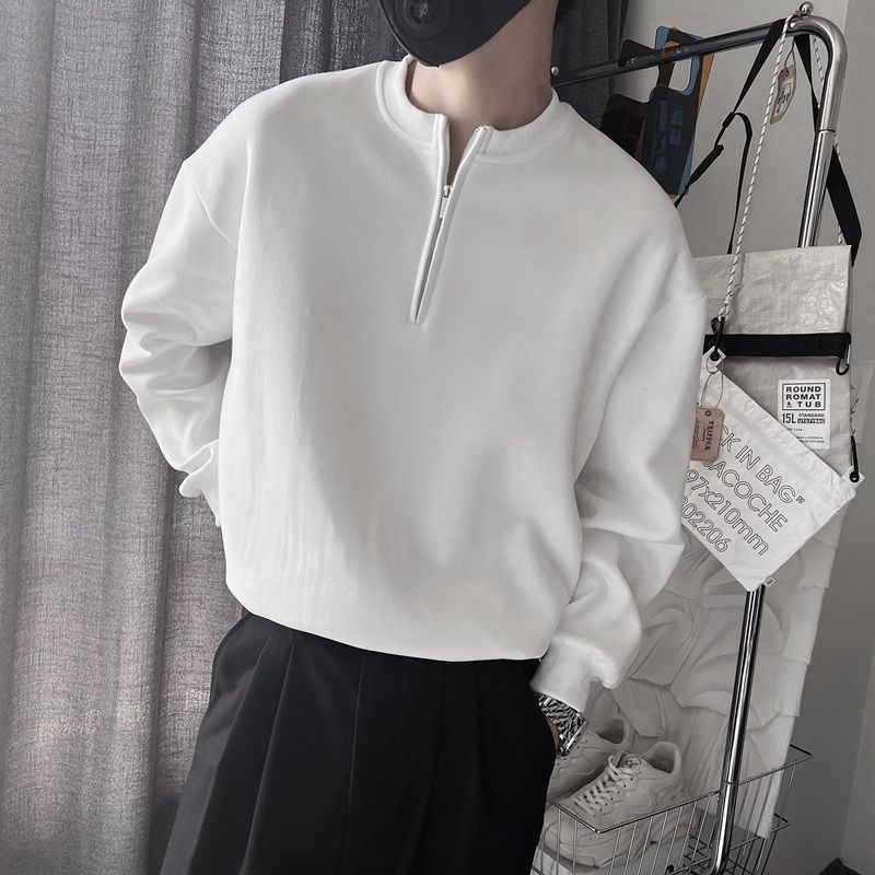 Men's Spring Autumn Stand Coll - Streetwear Brand Niche 评论和价格