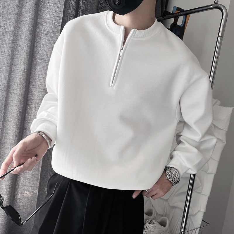 Men's Spring Autumn Stand Coll - Streetwear Brand Niche 评论和价格
