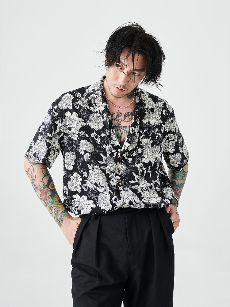 Men's Shirt Japanese Vintage F - Japanese Brand Streetwear Vintage 评论和价格