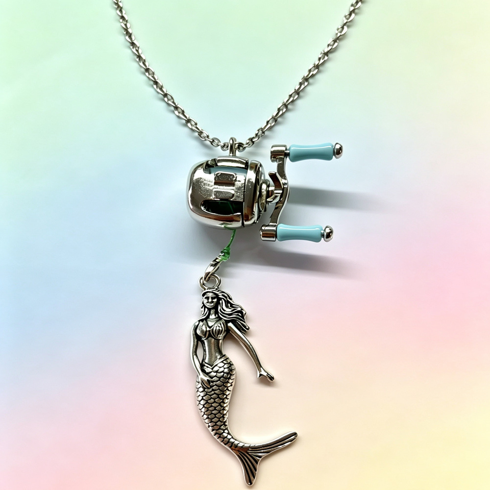 New Mini Mermaid Fishing Reel  - Streetwear Brand Accessories 评论和价格