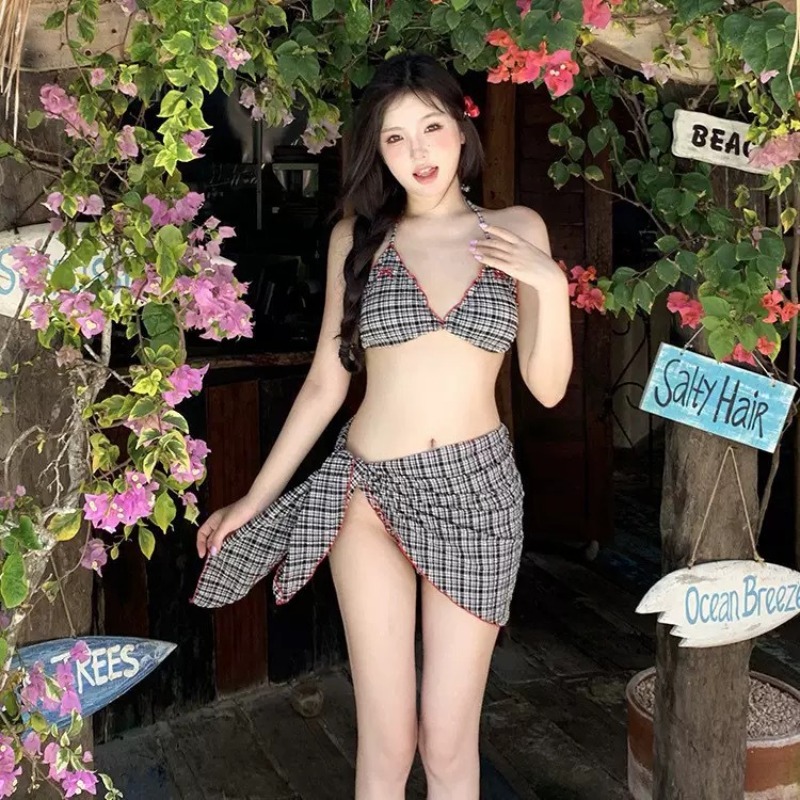 Women 3-piece Plaid Camisole B - A Bathing Ape Camo 评论和价格